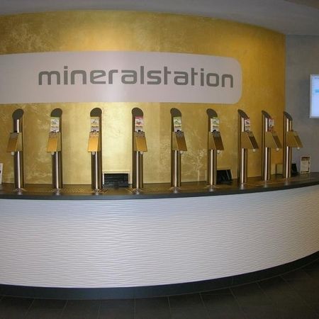 Getränkestation im Fitnessstudio