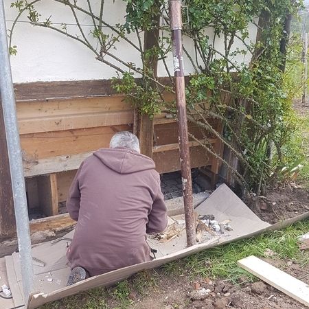 Bearbeitung des Wengerthäuschens