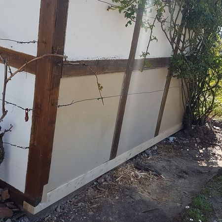 Fertigstellung eines Wengerthäuschens (Nachher)